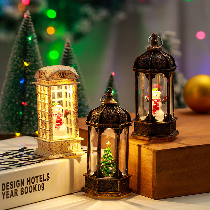 Dekorative Weihnachtslaterne mit LED-Beleuchtung Karnz