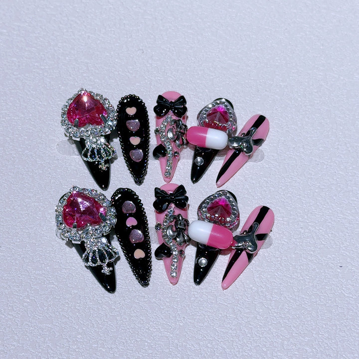Glamouröse Nagelkunst Verlängerungen
