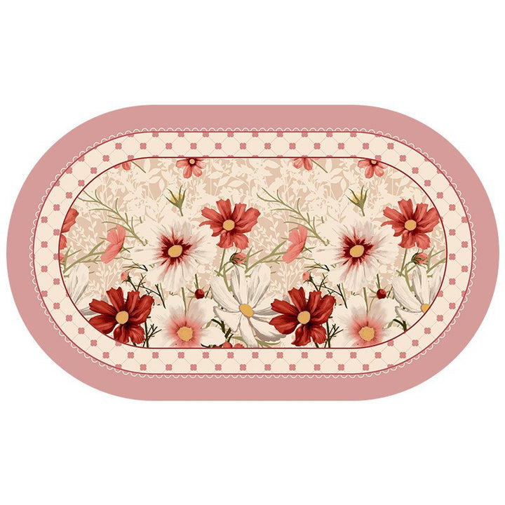 Floral Pattern Dekorativer Bereichsteppich