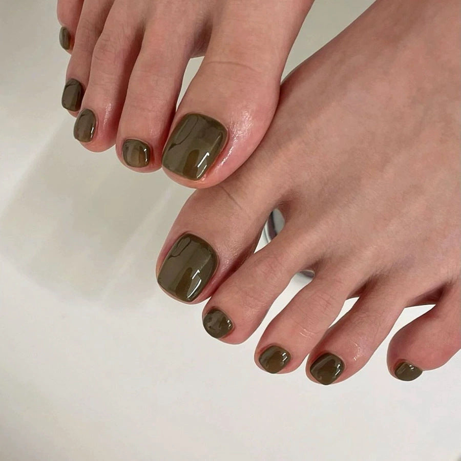 Kunstnagelset mit schimmerndem holographischen Design Karnz