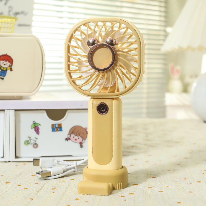 Damen Tragbarer Handventilator mit süßem Tiermotiv Karnz