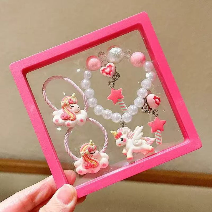Verspielt Einhorn Charm Armband Set Karnz