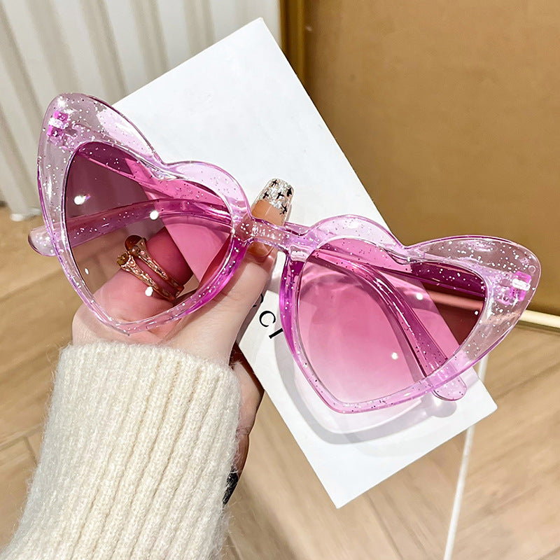 Damen Herzförmige Modesonnenbrille Karnz