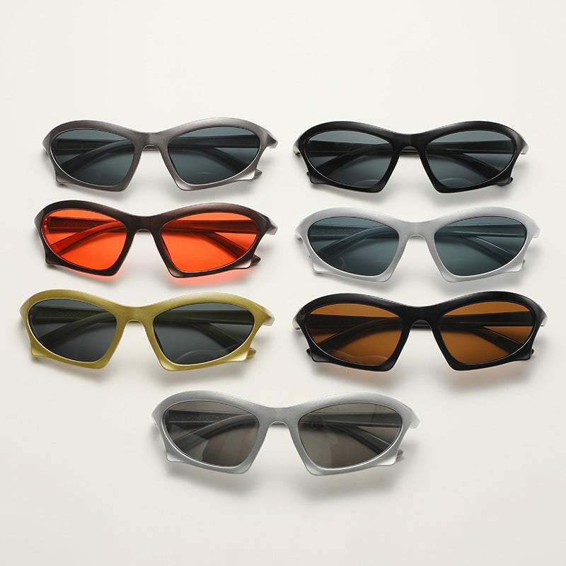 Damen modische Sonnenbrille mit innovativem, ergonomischem Rahmen Karnz