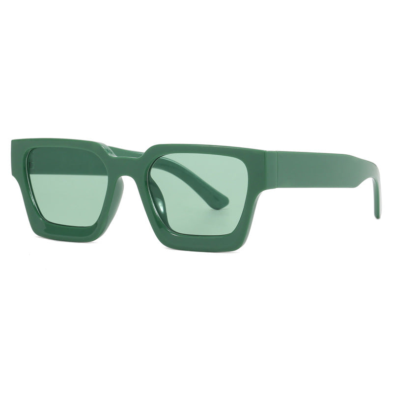 Damen Modische Oversized-Sonnenbrille mit quadratischem Rahmen Karnz