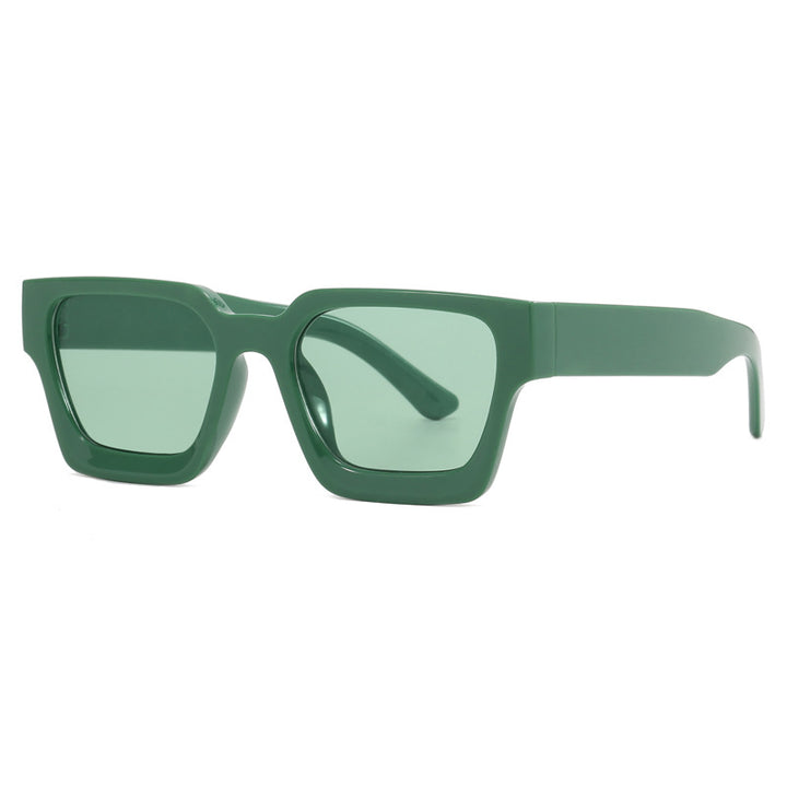 Damen Modische Oversized-Sonnenbrille mit quadratischem Rahmen Karnz