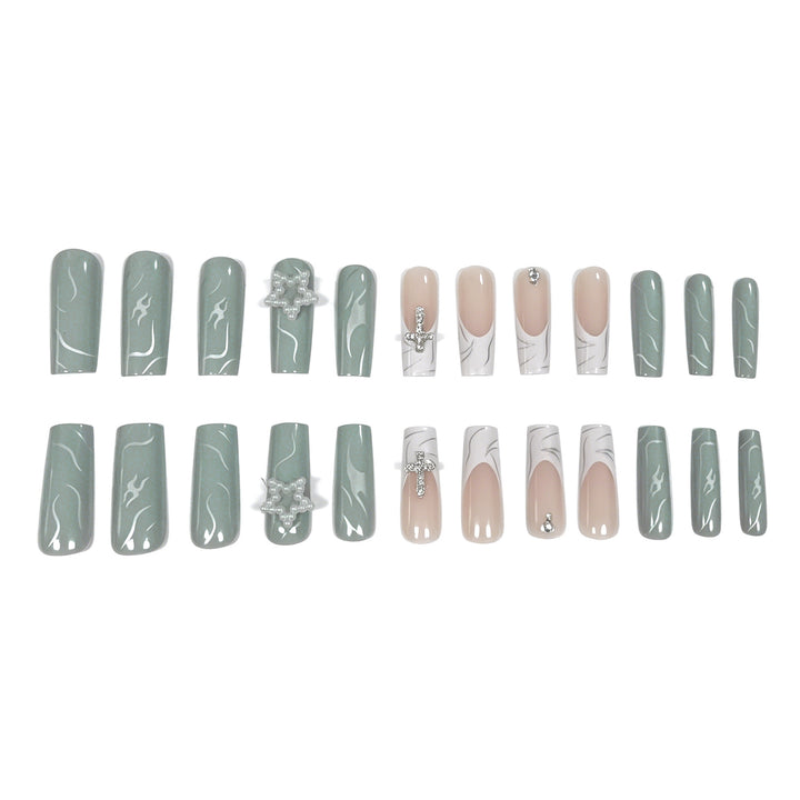 Elegante dekorative Acryl-Nagelverlängerungen Karnz
