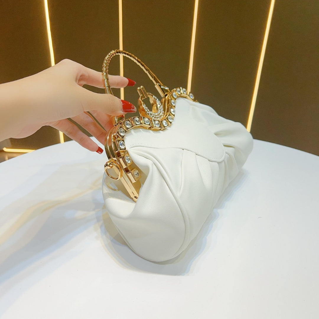 Glamouröse Gepolsterte Abendhandtasche