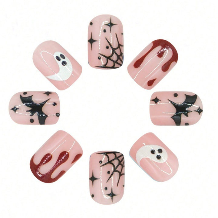 Künstlerische Halloween-Themen Nagelkunst Karnz