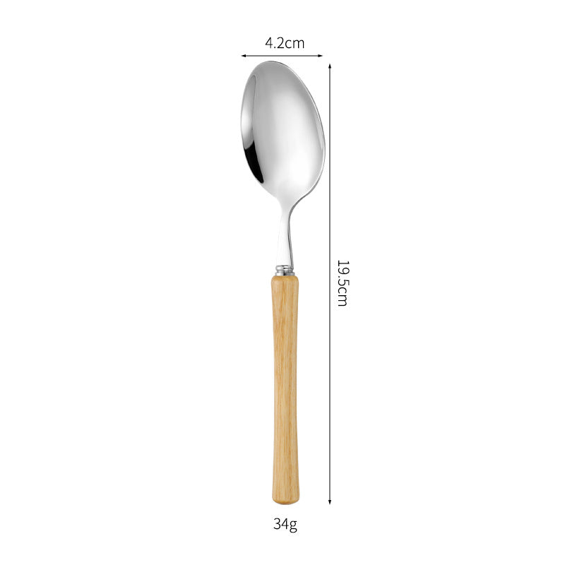 Eleganter Esslöffel mit Ergonomischem Holzgriff Karnz