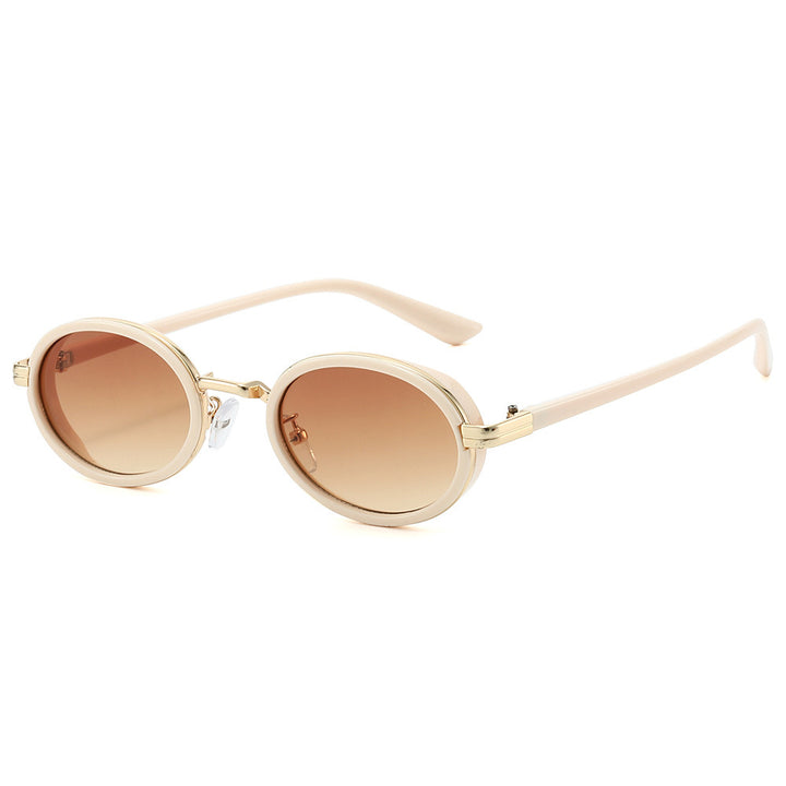 Vintage-inspirierte elegante ovale Sonnenbrillen Karnz