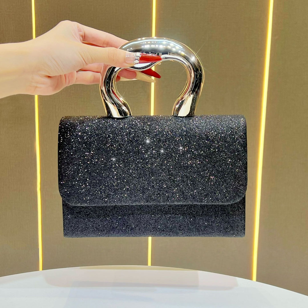 Glitzernde Abendhandtasche