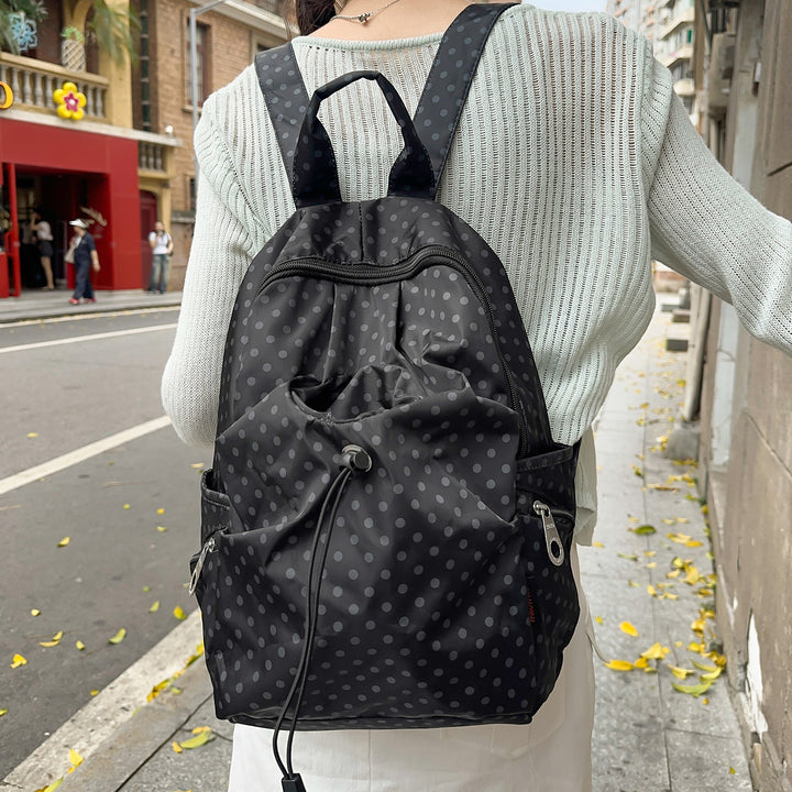 Stilvoller gepunkteter Rucksack Karnz 1791205342