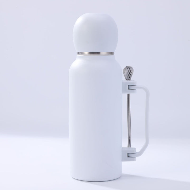 Damen praktische Isolierflasche mit integriertem Teesieb Karnz