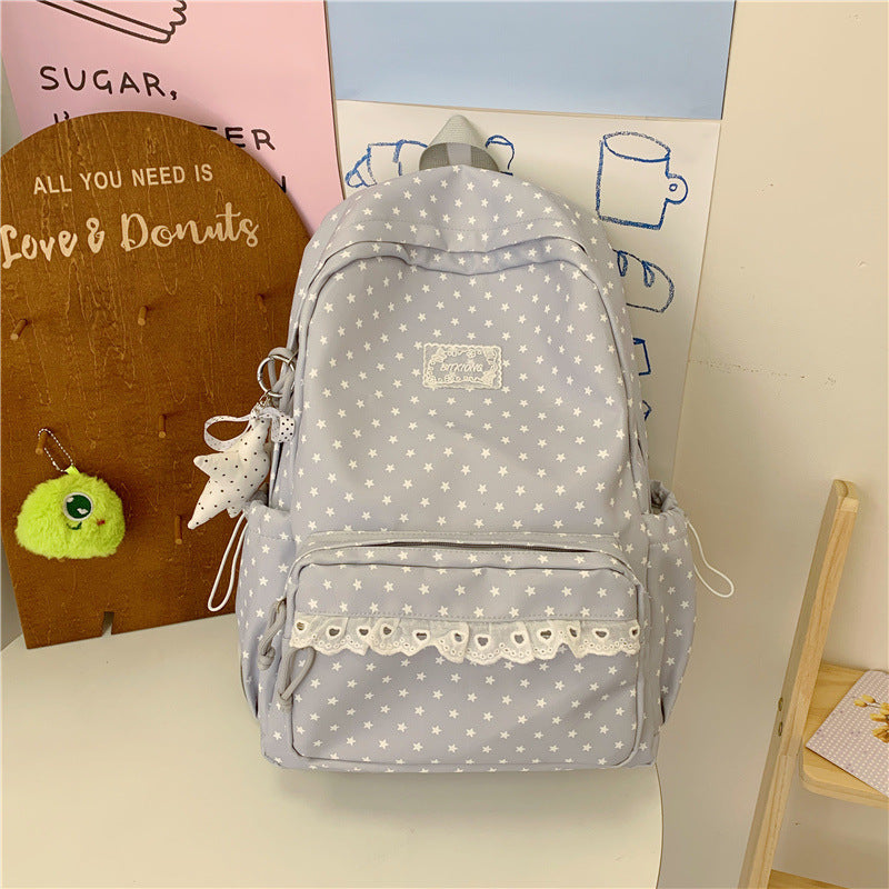 Sternmuster Schulrucksack