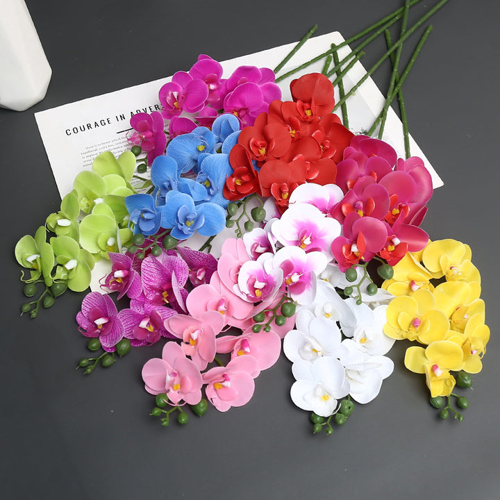 Realistische künstliche Orchideen-Stiel-Anordnung