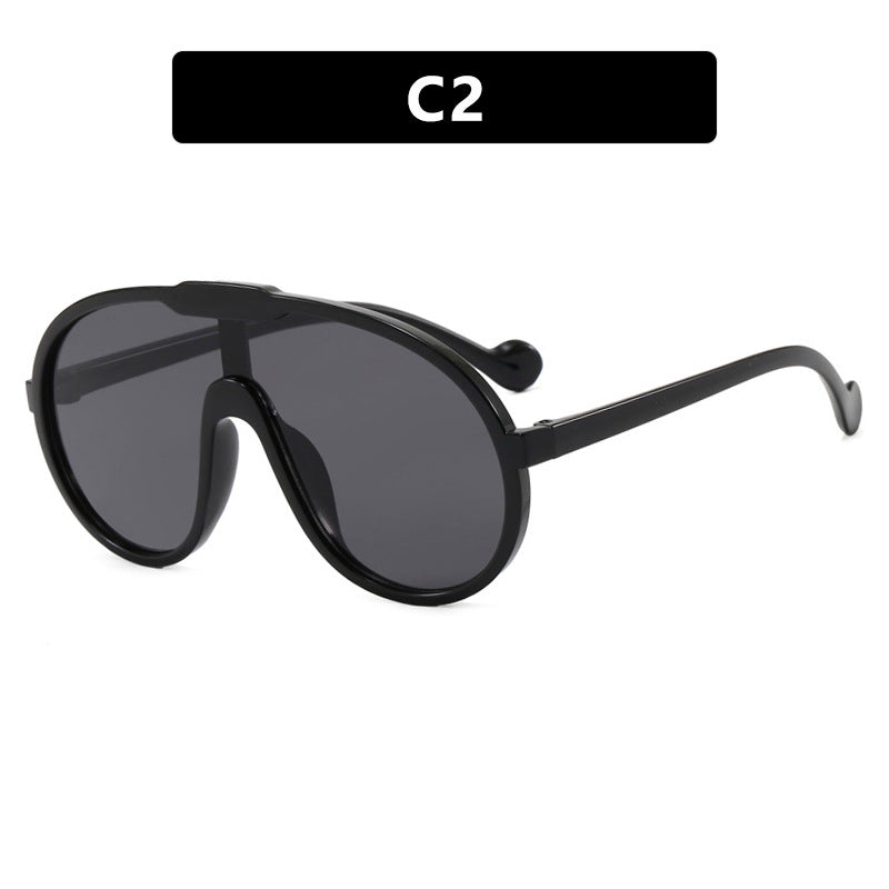 Damen modische Sport-Sonnenbrille im einzigartigen Design mit UV-Schutz und flexiblen Bügeln Karnz