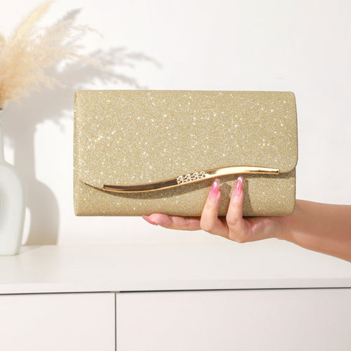 Schimmernde Abend Clutch