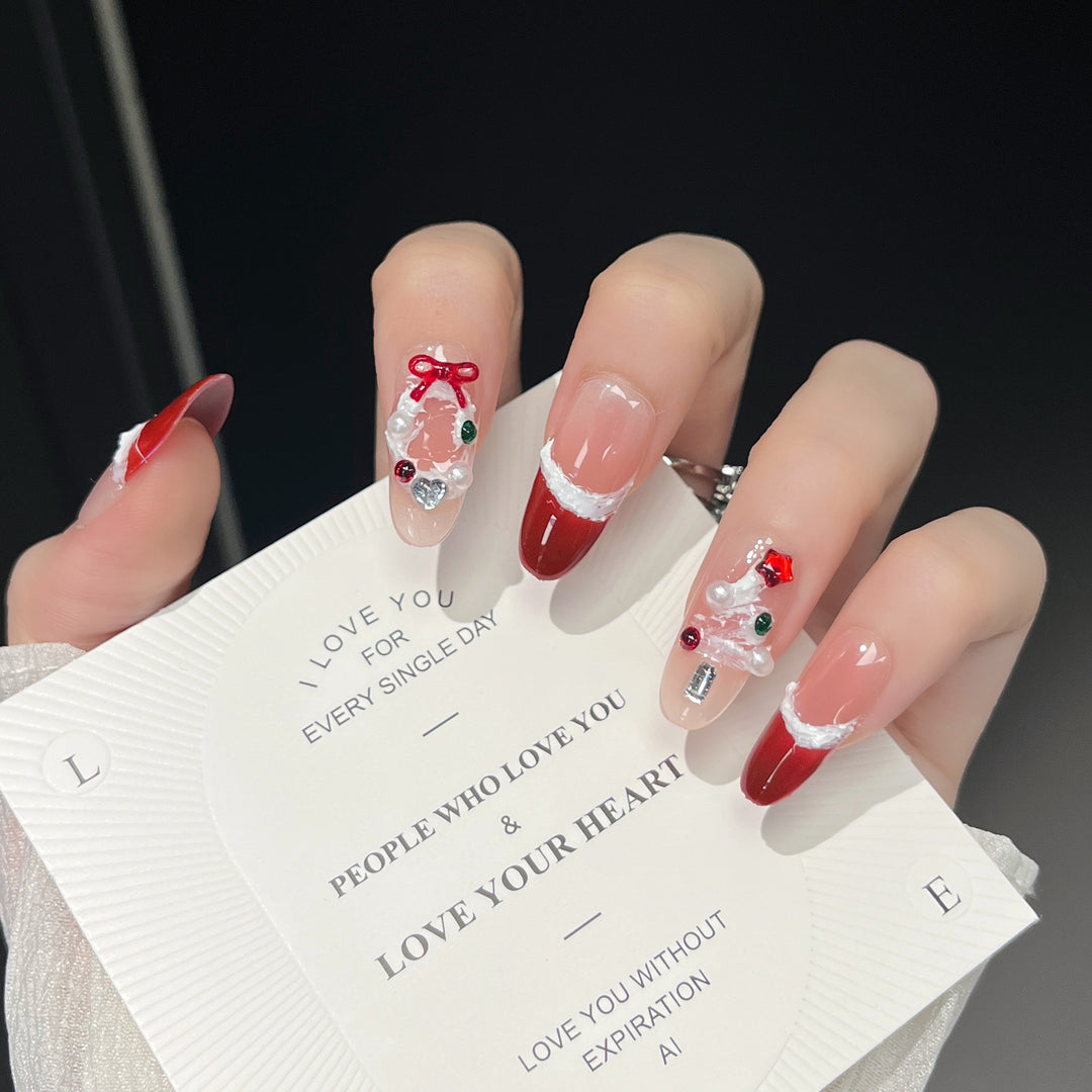 Urlaubs-Themen Press-On Nagelkunst Karnz