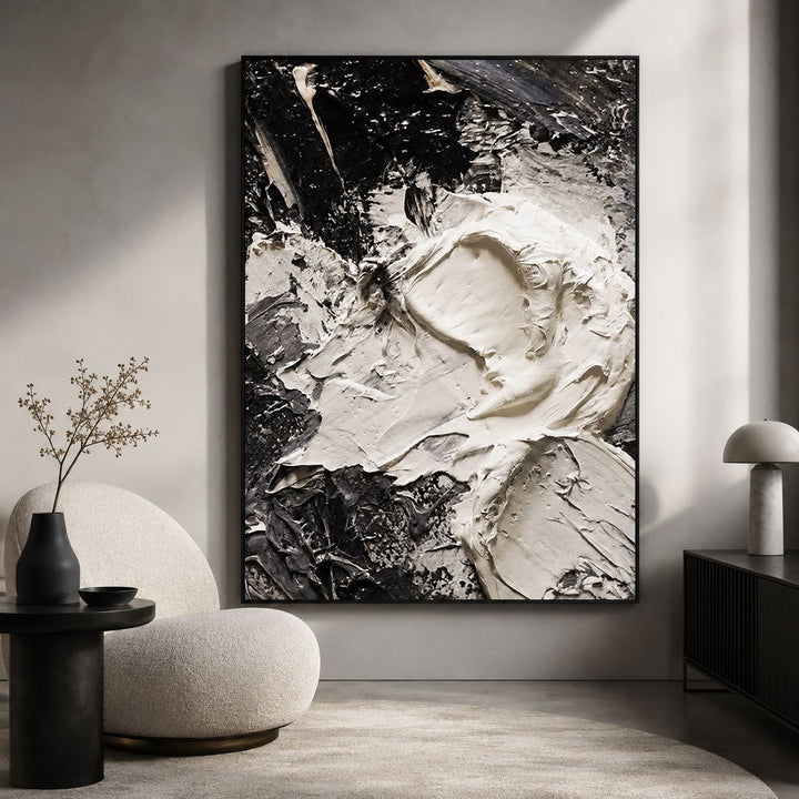 Abstraktes Küstenlandschaft Leinwand Kunstwerk