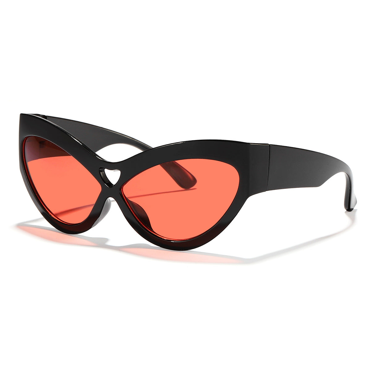 Damen auffällige Sonnenbrille im trendigen Leopardenmuster Karnz