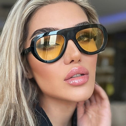 Damen modische oversized Sonnenbrille mit schützendem UV-Filter Karnz