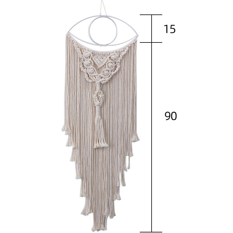 Dekorativer Makramee Wandbehang mit Boho-Design Karnz