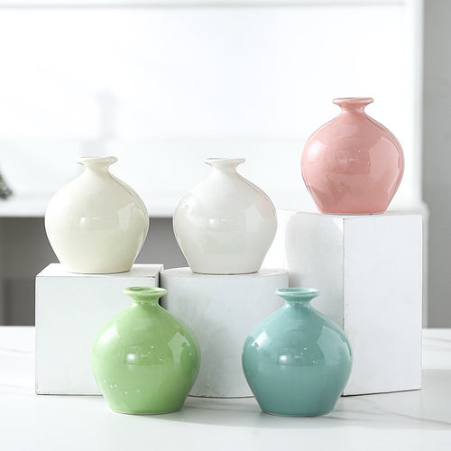 Elegante keramische Kunsthandwerk Vase Karnz