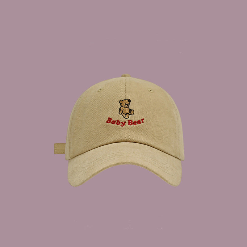 Bestickte Baby Bär Kappe