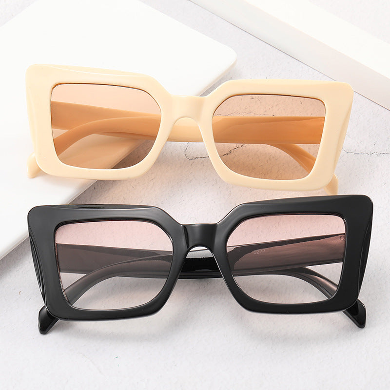 Damen quadratische Sonnenbrille mit minimalistischem Design Karnz