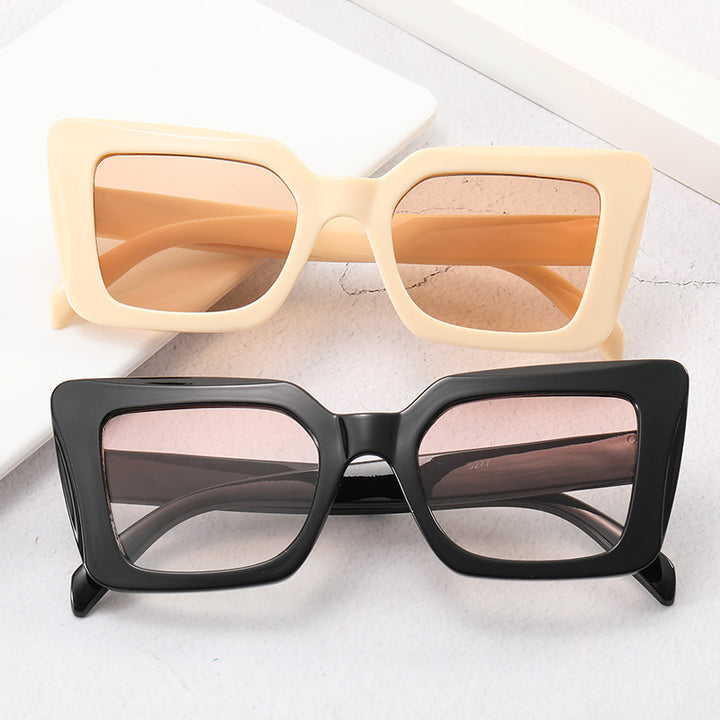 Damen quadratische Sonnenbrille mit minimalistischem Design Karnz