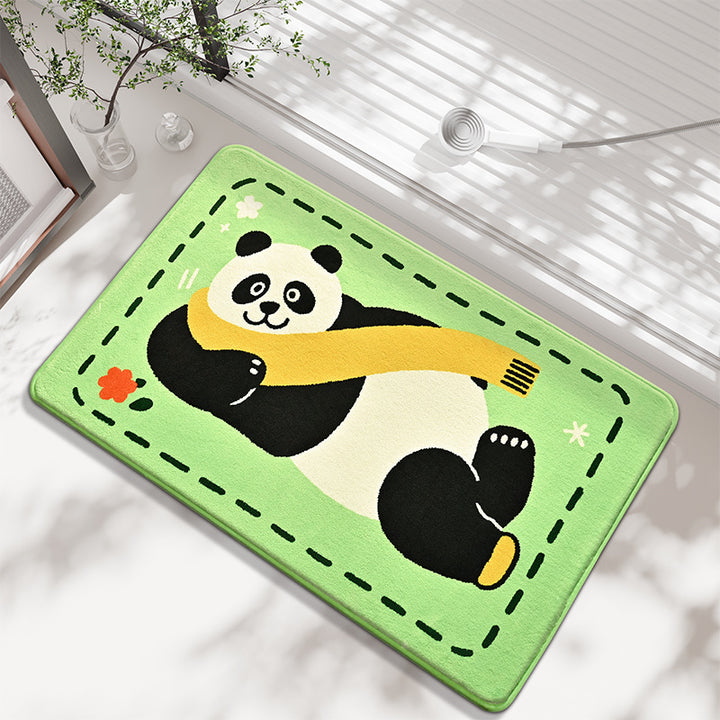 Cartoon Panda Badematte Karnz