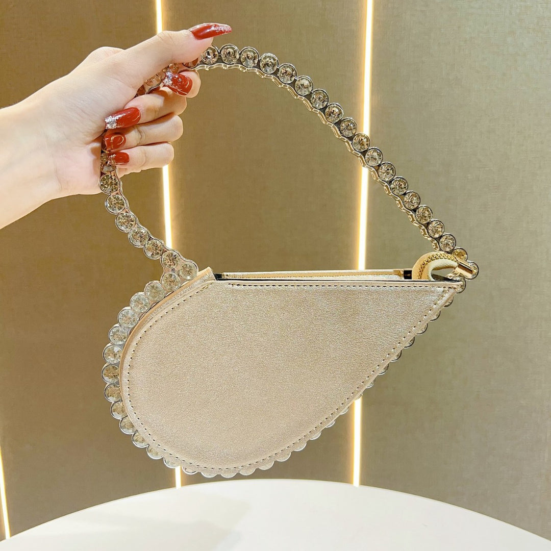 Strass-besetzte Abendhandtasche