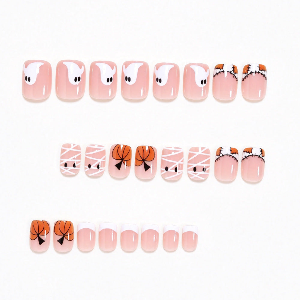 Halloween-Themen Press-On Nagelkunst Karnz