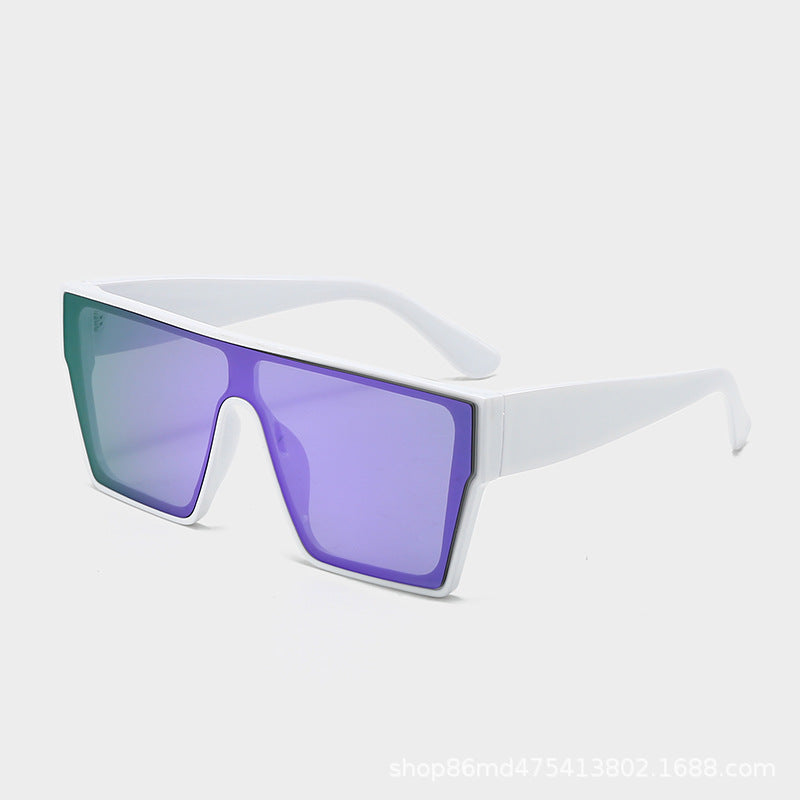 Damen große rechteckige Sonnenbrille mit modernem Rahmen und UV-Schutz Karnz