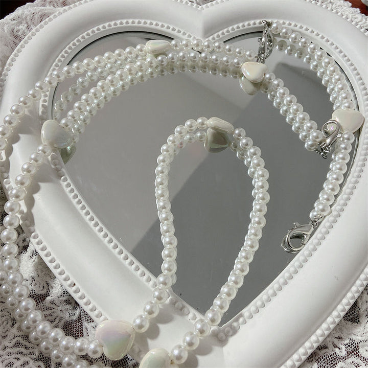 Eleganter Perlenbesetzter Brillenhalter Karnz