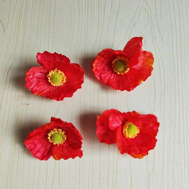 Realistische Seidenblumenverzierungen