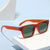 Damen stylische quadratische Sonnenbrille mit bequemem Sitz Karnz