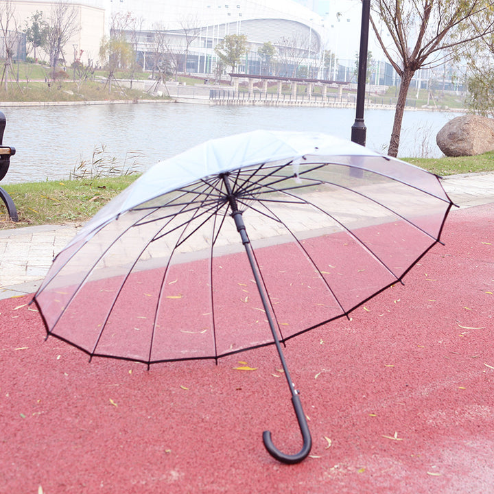 Damen Transparenter Regenschirm Karnz