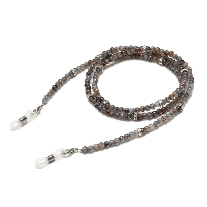 Elegante Perlen Brillenhalter Kette Karnz