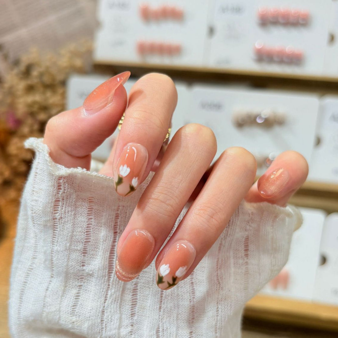 Floral Nail Art Press-On Nägel Karnz