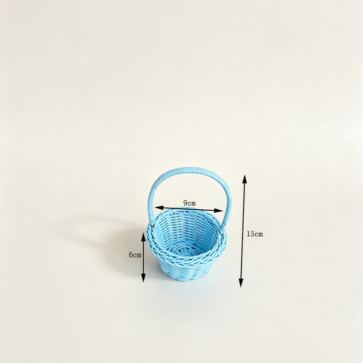 Dekorative Miniatur Geflochtene Korb Karnz