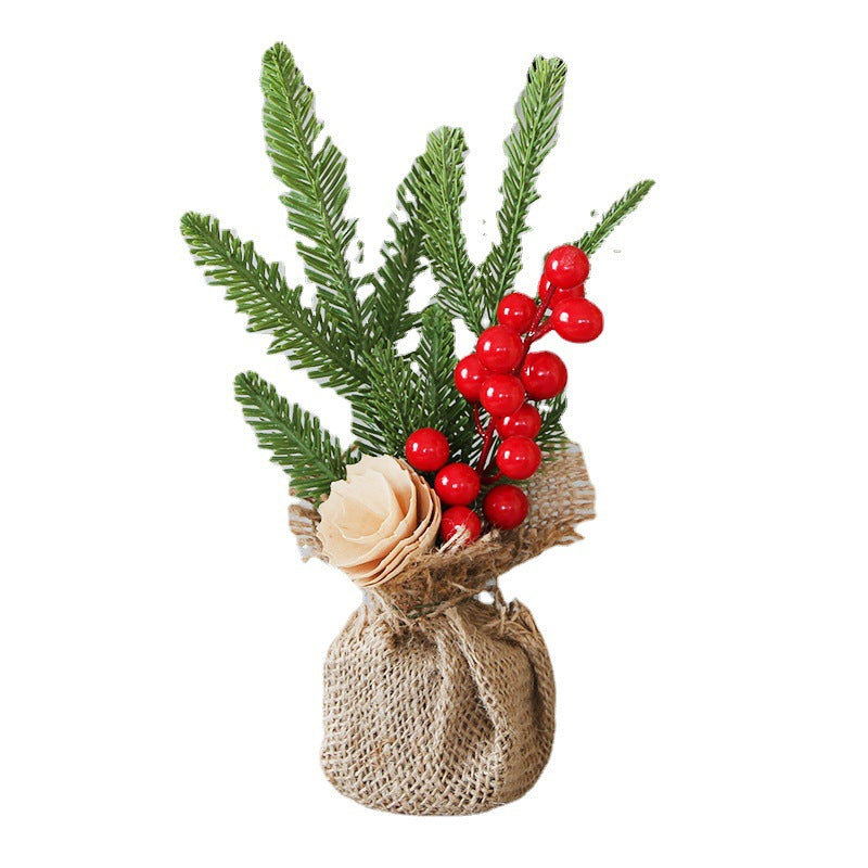 Dekorative Mini Weihnachten Tannenbaum Karnz