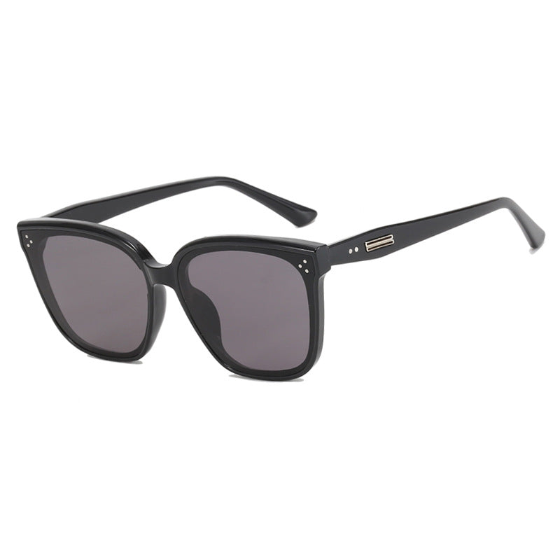 Damen moderne oversized Sonnenbrille mit elegantem, breitem Rahmen Karnz