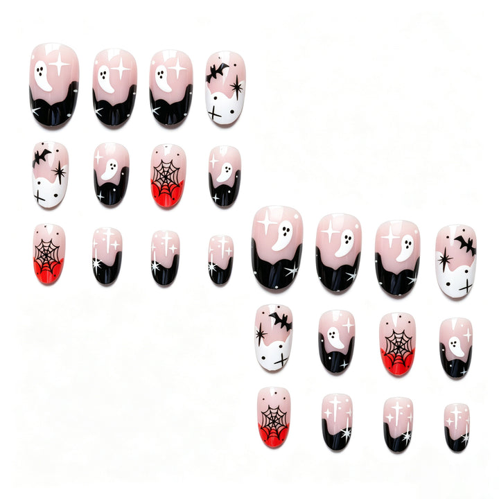 Halloween-Themen Künstlerisches Nageldesign-Set