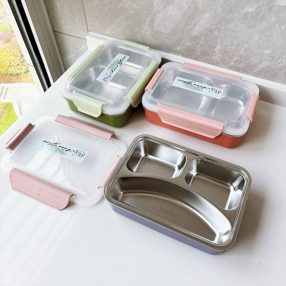 Mehrfach-Compartment Edelstahl Lunchcontainer