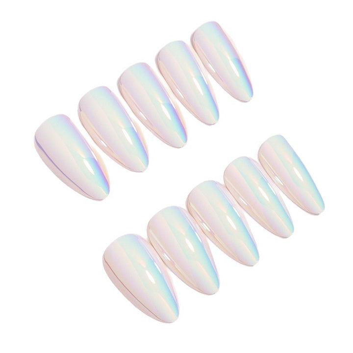 Iridescent Stiletto Press-On Nagelset Karnz