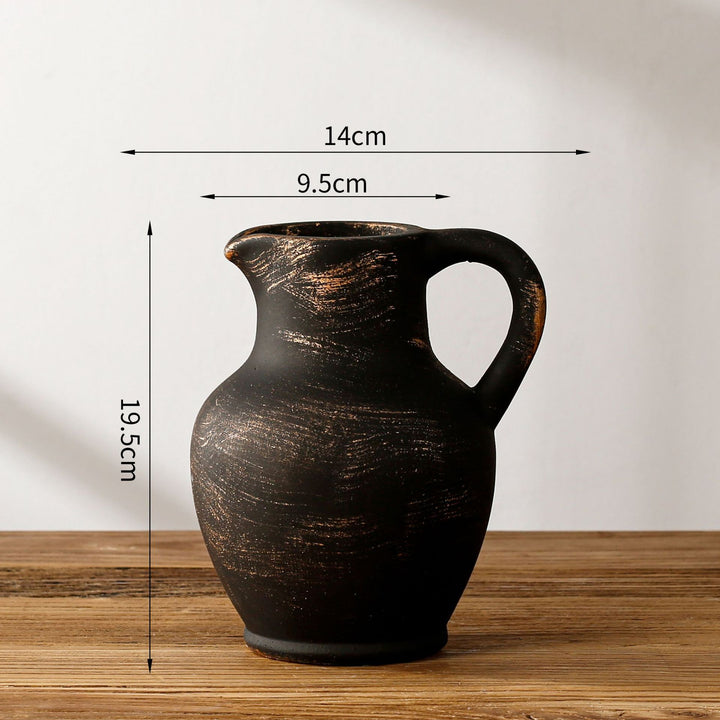 Elegante und Rustikale Keramikkaraffe Karnz