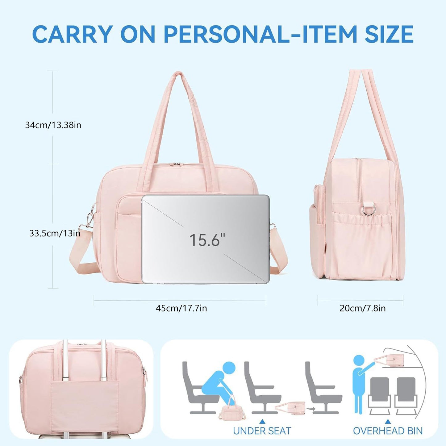 Damen praktische Laptop-Tasche Karnz