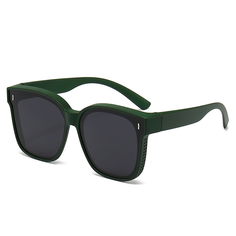 Premium Übergroße Quadrat-Sonnenbrille